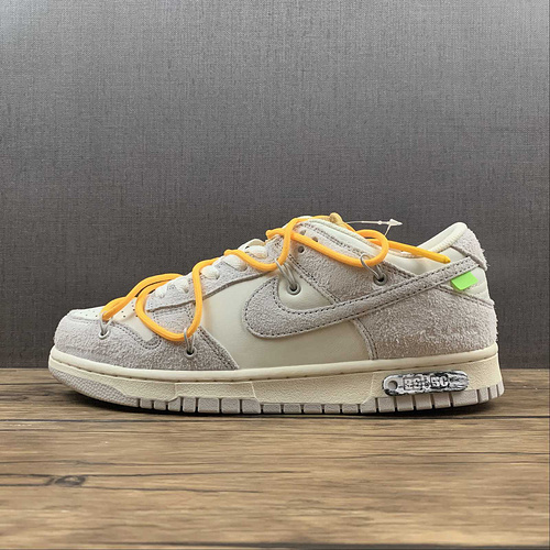 Off White X SB Dunk Low Lot 39 of 50 Sail-Neutral Grey-A Shoes
