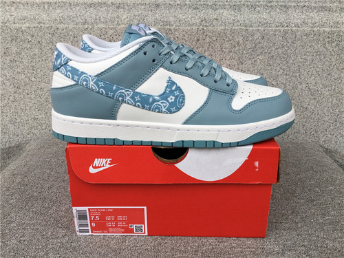Nike Dunk Low 'Green-blue paisley' Shoes