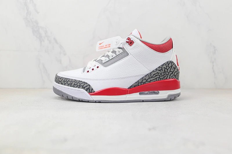 Air Jordan 3 RETRO 2022 WHITEFIRE REDCEMENT GREYBLACK