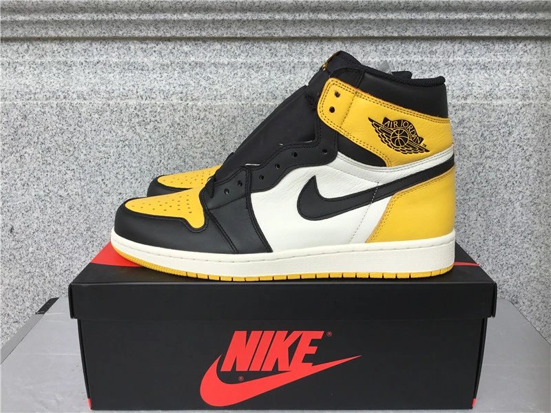 Air Jordan 1 High Yellow Toe AJ1 0G